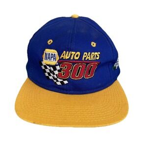 Vintage Nascar Hat Daytona 500 Napa Auto Parts 300 1999 USA Yellow Blue